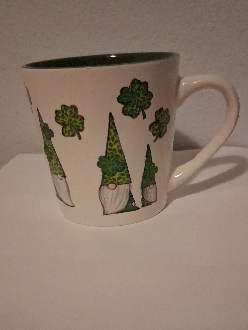 Sheffield Home Clover Cottage Green Gnome and Shamrock Mug